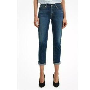 NWT Levi’s Boyfriend Jeans Cropped Hypersoft Tapered Leg 20W New $60 mid rise